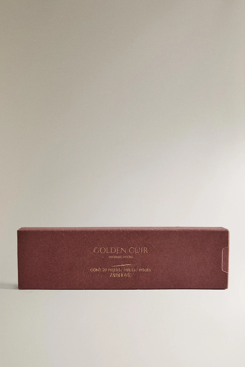 GOLDEN CUIR SCENTED INCENSE STICKS (SET OF 20)