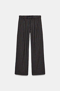 PLAID PAJAMA PANTS