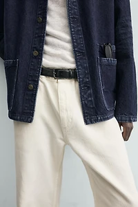 COTTON-HEMP STRAIGHT FIT JEANS
