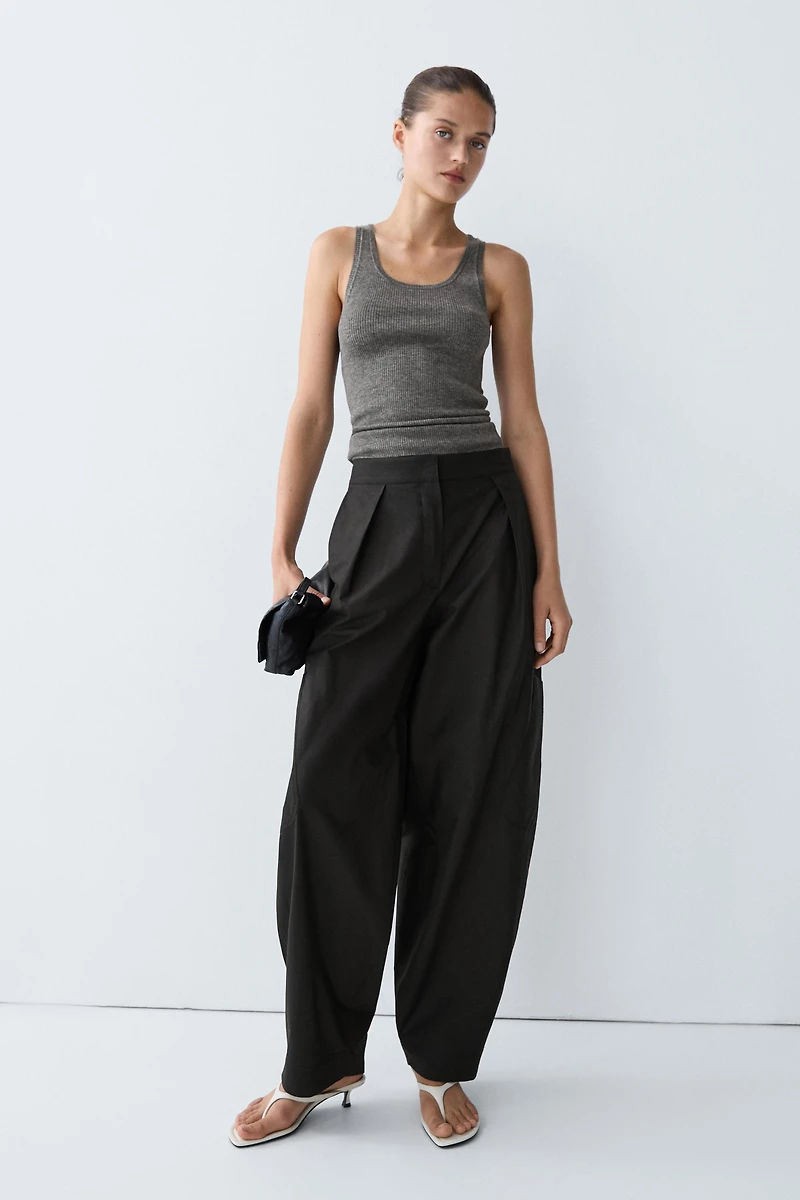 Ribbed knit top
