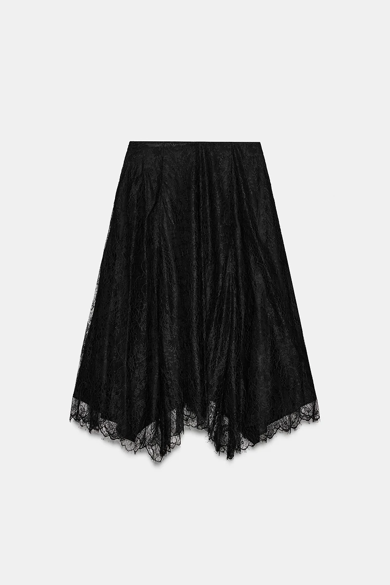LACE MIDI SKIRT ZW COLLECTION