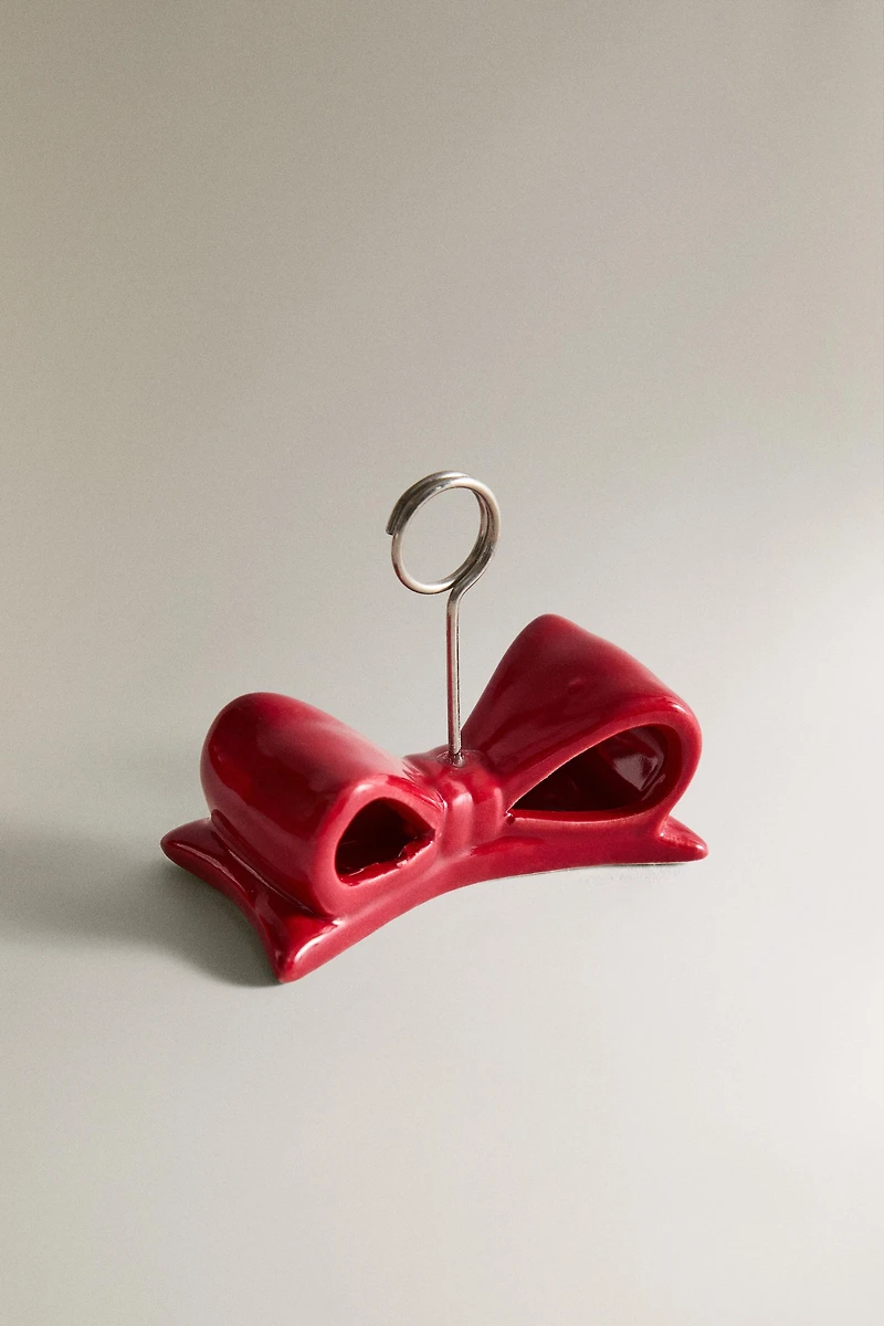 CHRISTMAS BOW PLACEHOLDERS (SET OF 4)