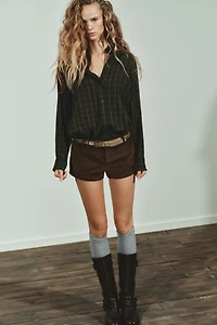 OVERSIZED PLAID SHIRT