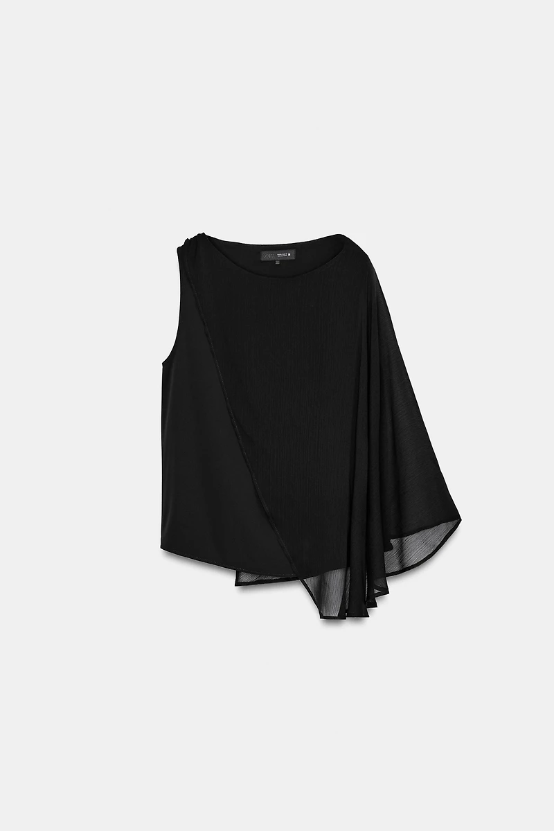 COMBINATION CAPE BLOUSE
