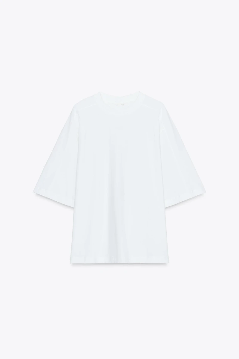 BOXY FIT T-SHIRT WITH LABEL