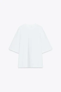 BOXY FIT T-SHIRT WITH LABEL