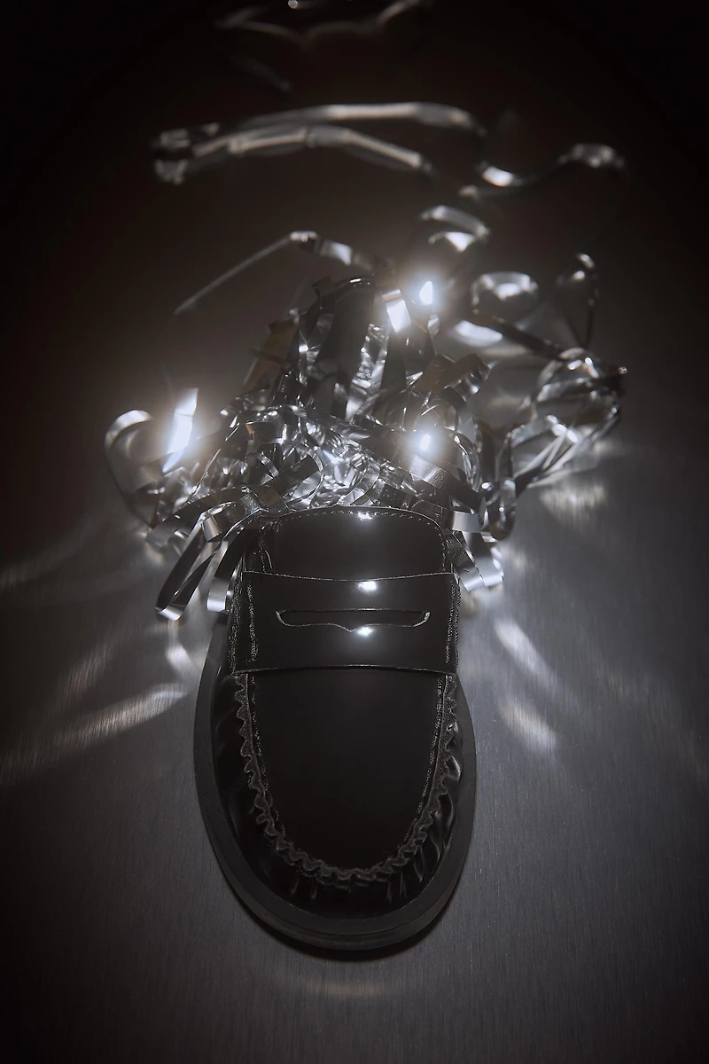 PATENT LEATHER LOAFERS