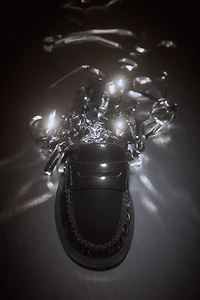 PATENT LEATHER LOAFERS