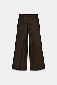 PLEATED POCKET PANTS