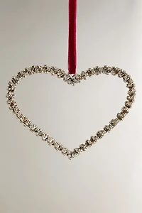 DÉCORATION SAPIN CŒUR DE NOËL À STRUCTURE