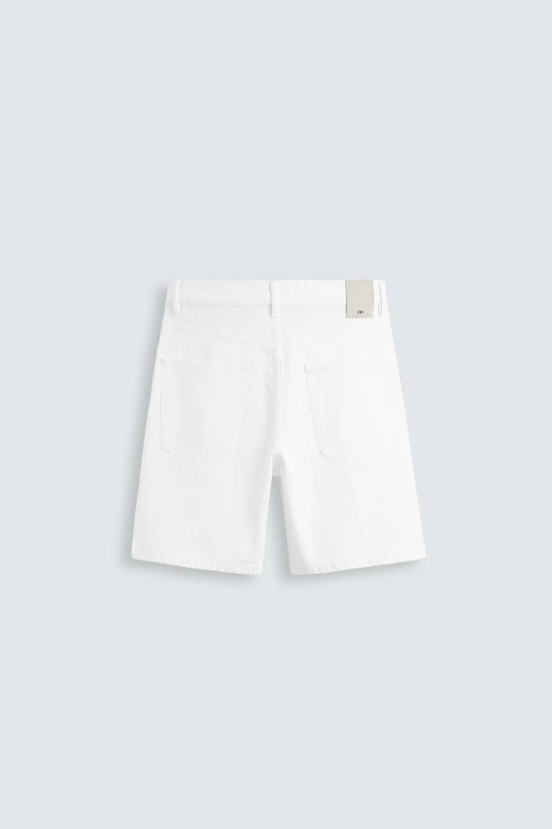 BERMUDA EN JEAN REGULAR FIT