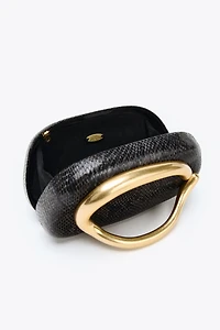 TEXTURED BOX BAG