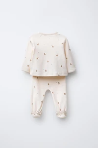 FAWN T-SHIRT AND LEGGINGS SET
