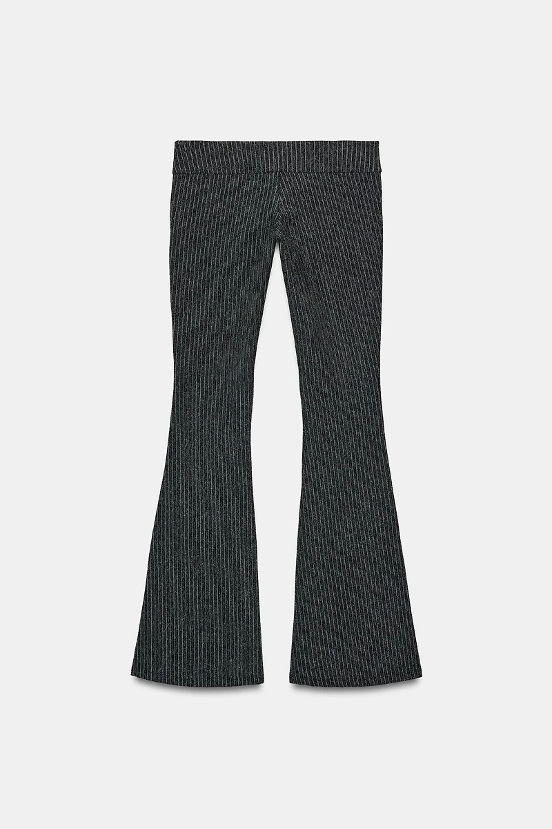PINSTRIPE FLARE PANTS