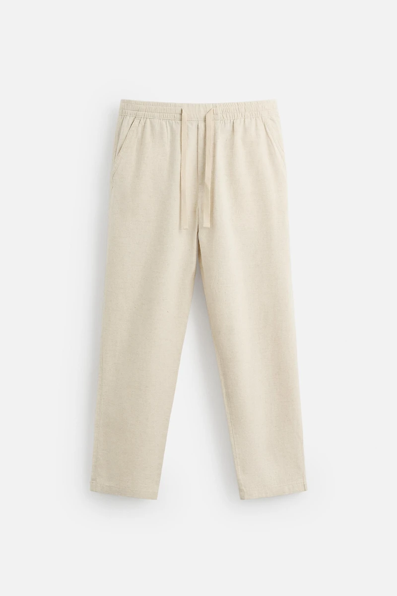 PANTALON RELAXED FIT COTON - LIN