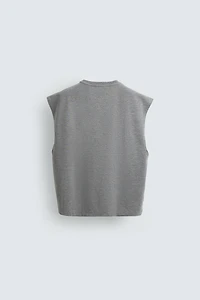 DÉBARDEUR RELAXED FIT BRODÉ