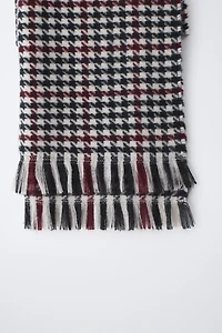 SOFT TOUCH HOUNDSTOOTH SCARF