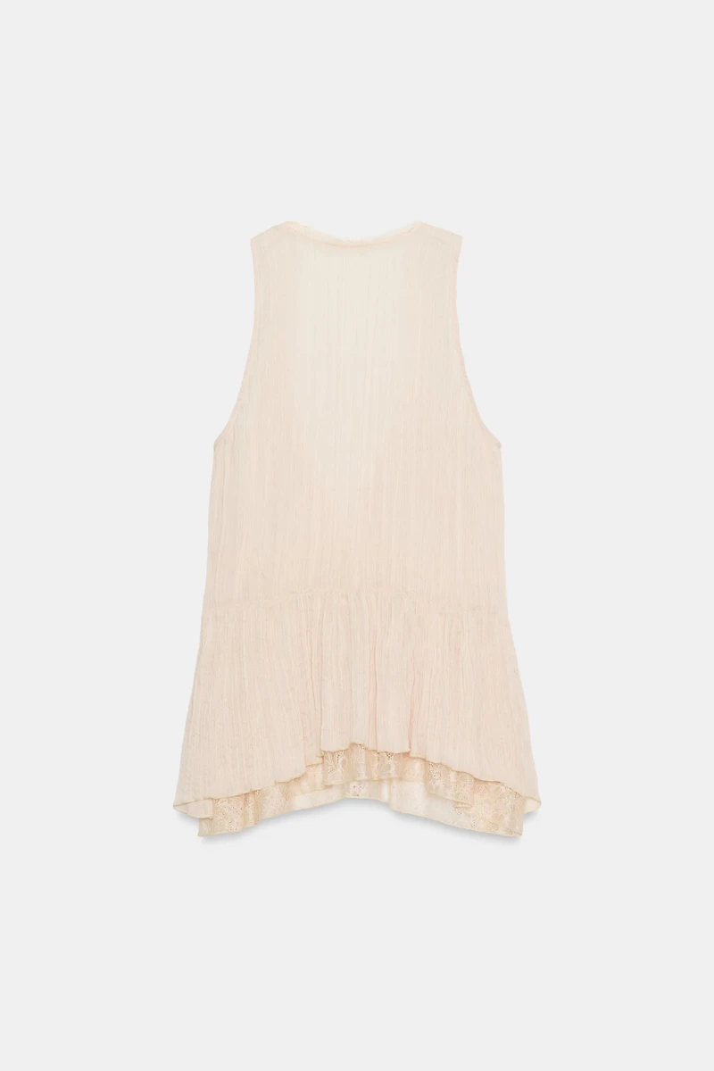 COMBINATION LACE TOP