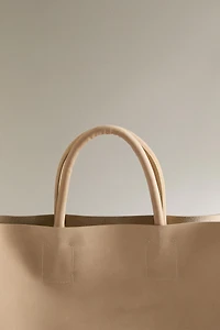 SAC CABAS CUIR NOBUCK