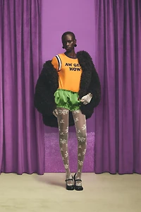 OVERSIZE FIT FAUX FUR COAT HARRY LAMBERT FOR ZARA X DISNEY