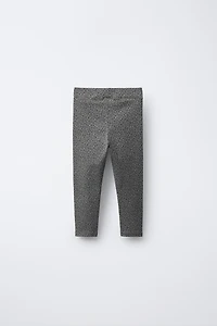 TWO-PACK PLAIN AND PRINTED LEGGINGS