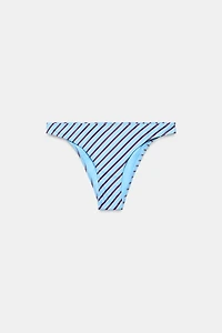 STRIPED PRINT BIKINI BOTTOMS