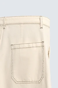PANTS WITH CONTRAST STITCHING