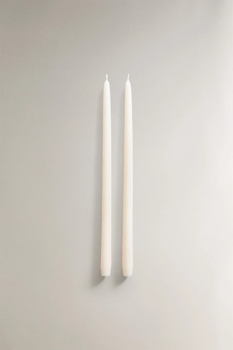DECORATIVE CANDLESTICK CANDLES (SET OF 2)