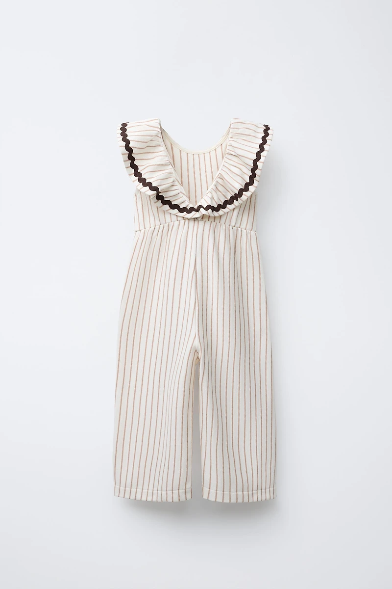 WAVY STRIPED JUMPSUIT