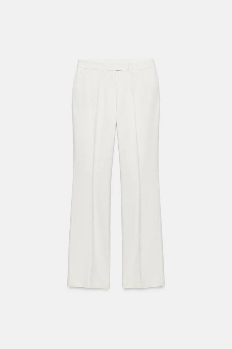 LOW-RISE STRAIGHT LEG PANTS