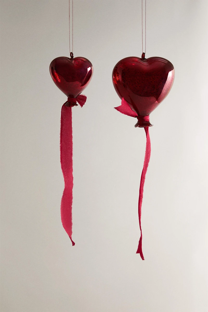 DÉCORATION SAPIN CŒUR BOULE NOËL