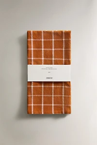 SET OF REGULAR CHECK COTTON KITCHEN TOWELS (SET OF 2)