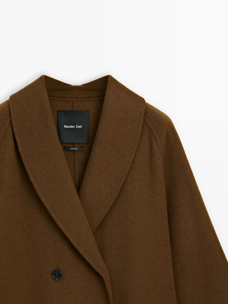 Manteau laine long