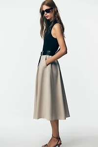 COMBINATION BELTED DRESS