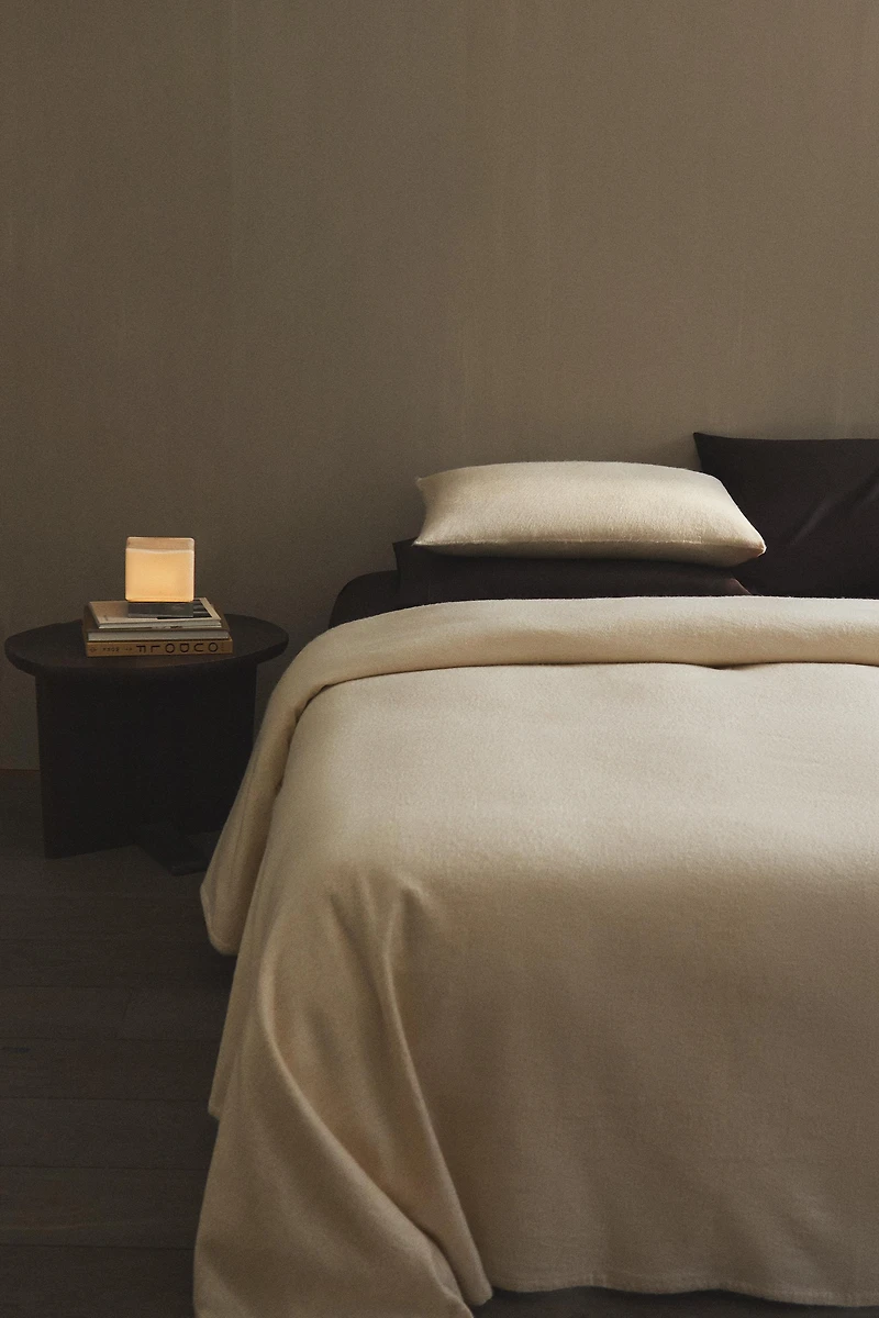 COUVRE-LIT EFFET CACHEMIRE