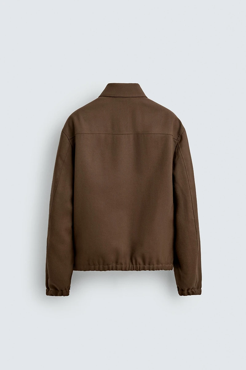 REGULAR FIT 100% WOOL JACKET