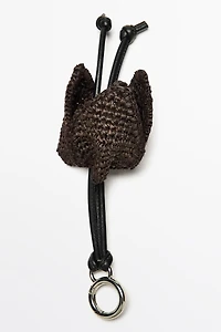 Charm tulipe en raphia