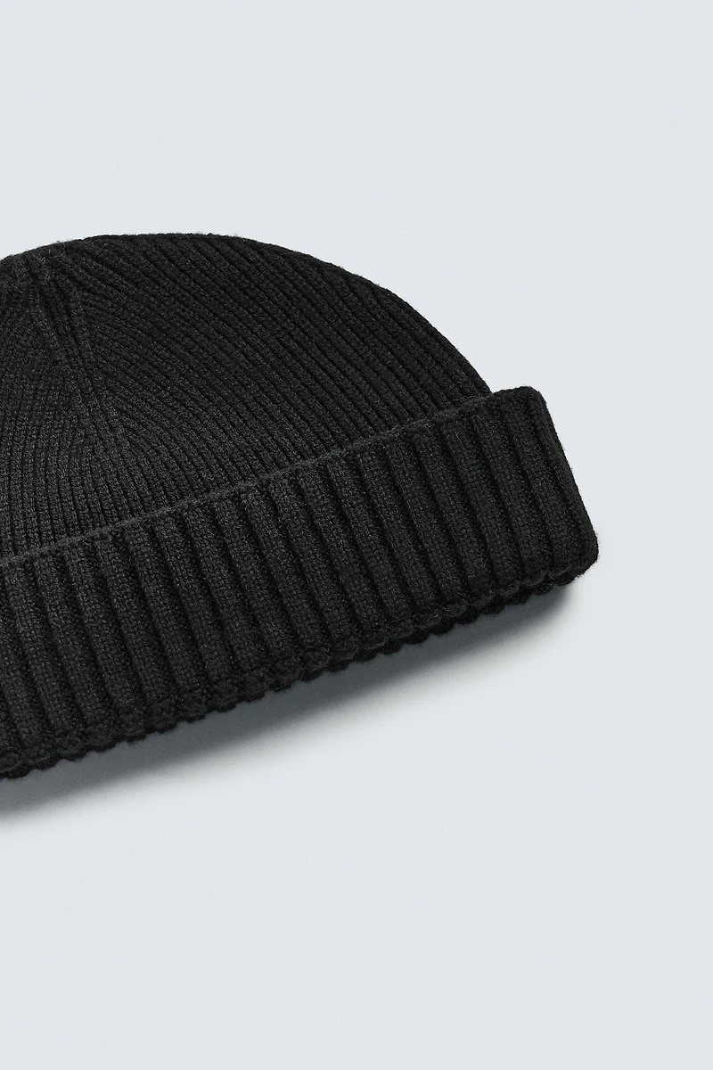 WOOL BLEND SHORT HAT