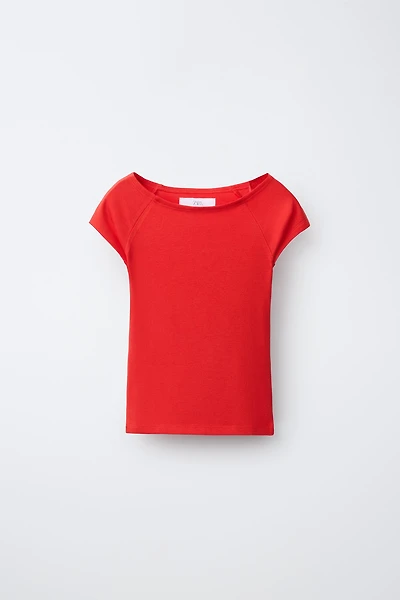 PLAIN T-SHIRT WITH MODAL
