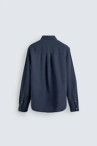 CHEMISE REGULAR FIT LIN-COTON