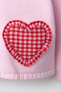 HEART POCKET CARDIGAN