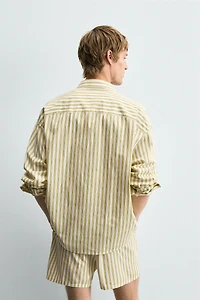 CHEMISE RAYÉE À POCHE