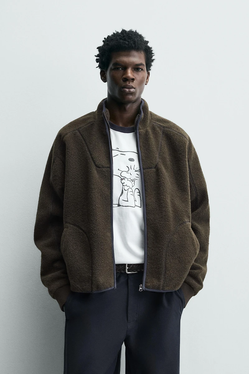 FLEECE ZIPPER SWEATSHIRT