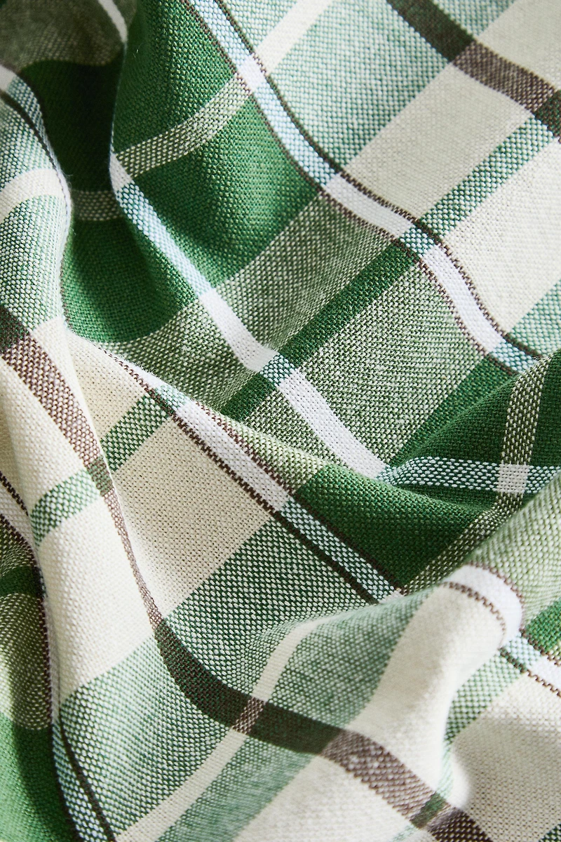 DYED THREAD TABLECLOTH