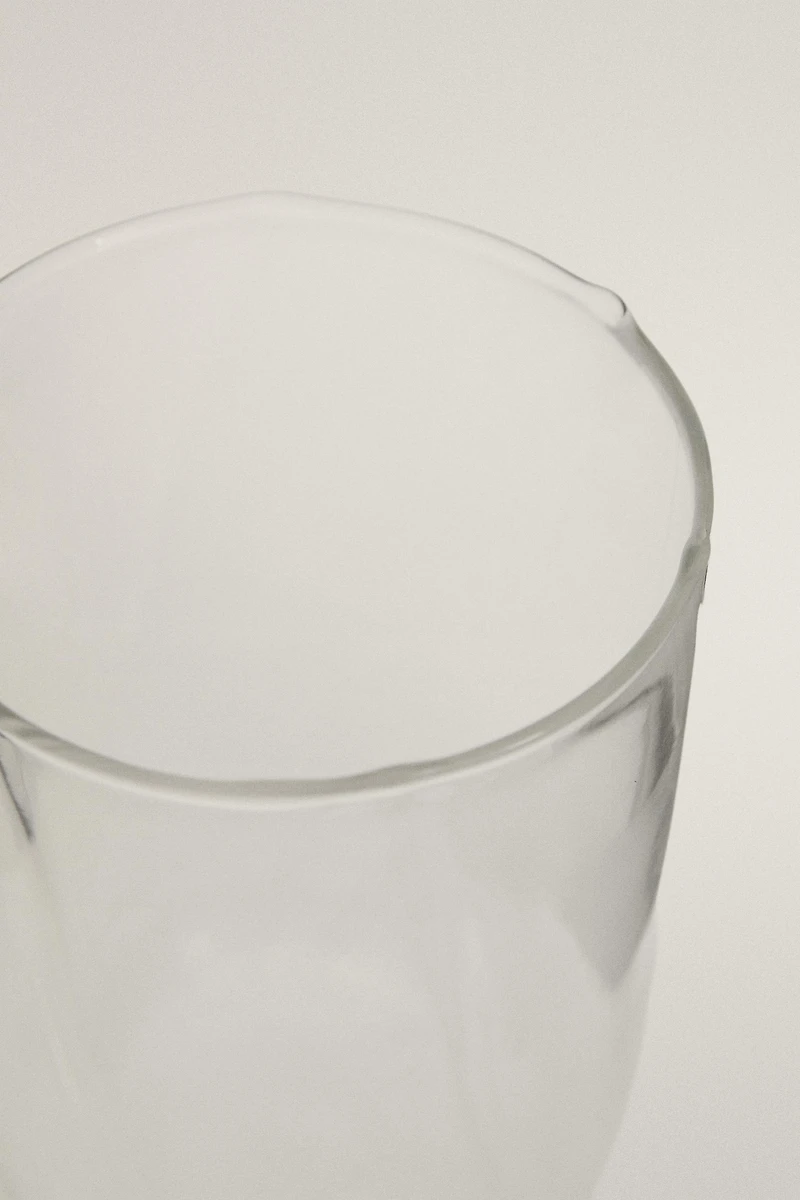 BOROSILICATE GLASS TOOTHBRUSH TUMBLER