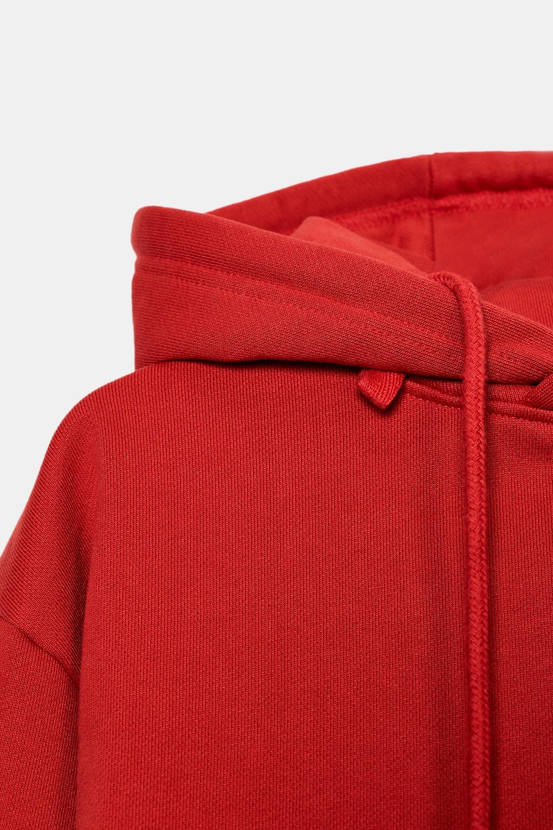 OVERSIZED HOODED SWEATSHIRT