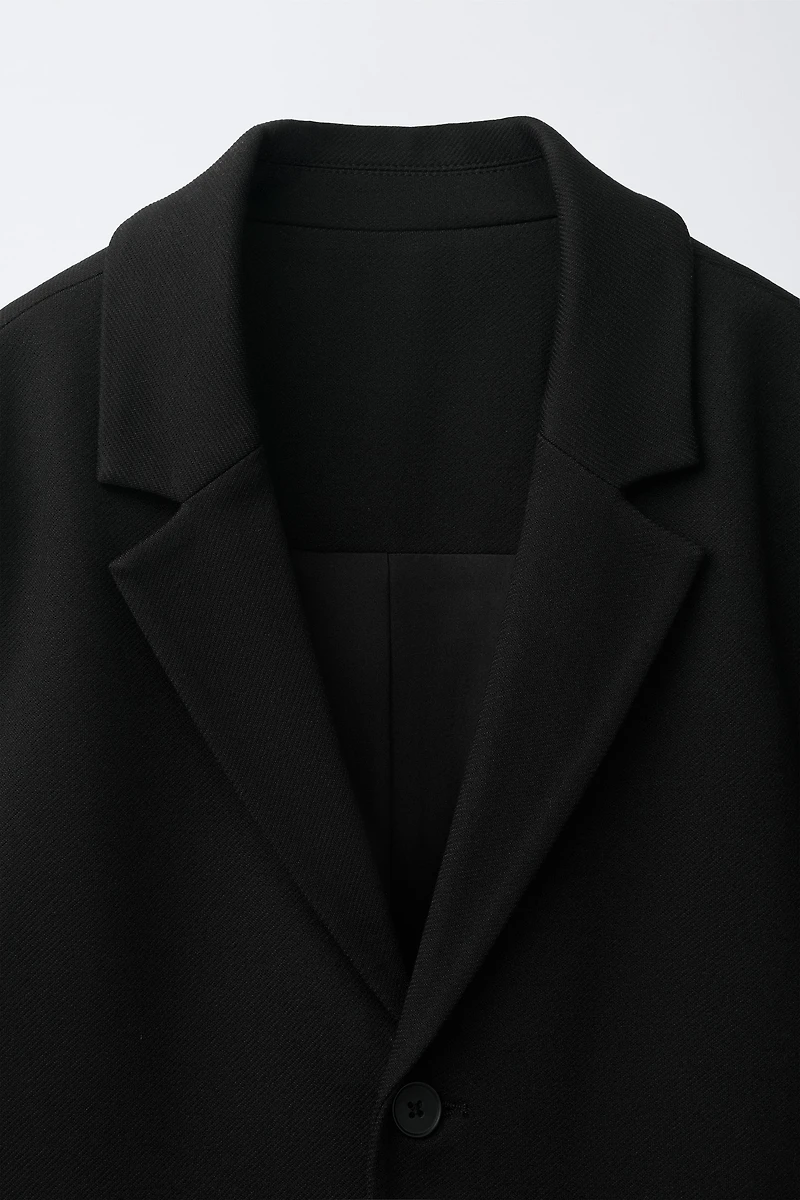 SOLID SUIT BLAZER