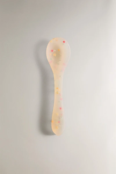 CUILLÈRE ENFANT SILICONE CONFETTIS