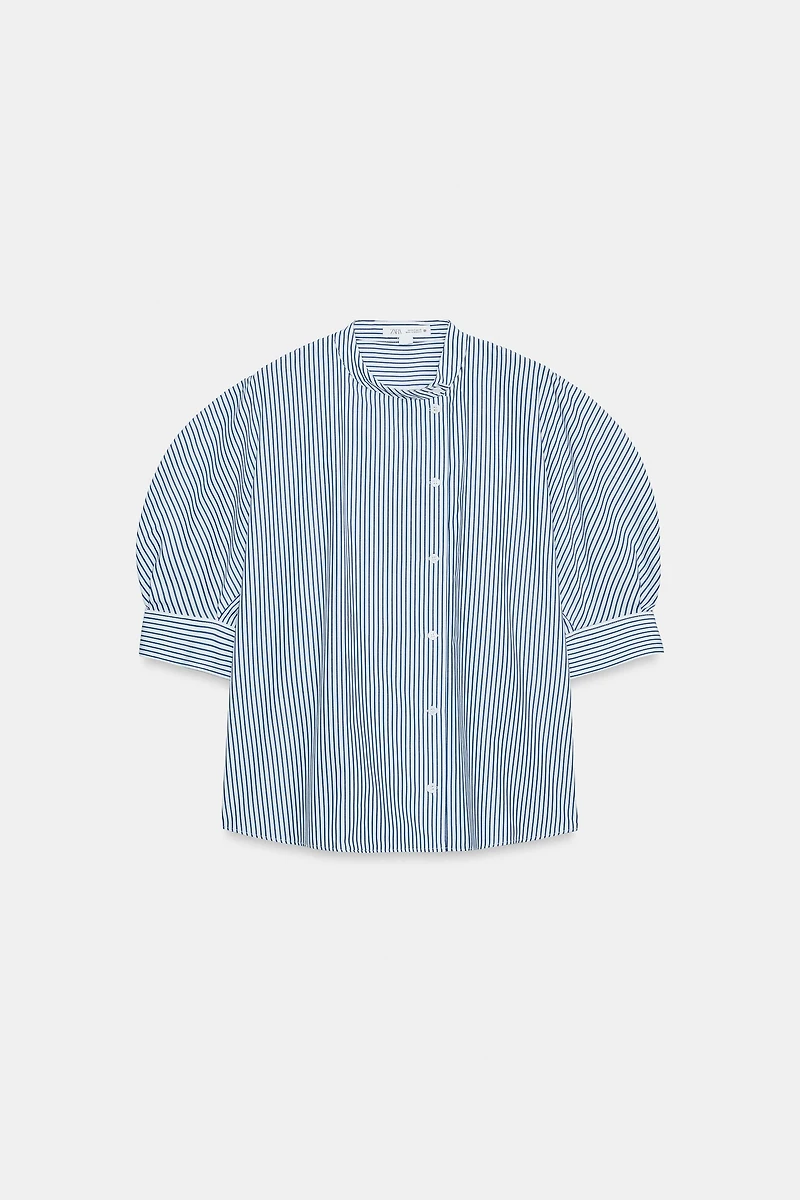 CHEMISE EN POPELINE À BOUTONS ZW COLLECTION