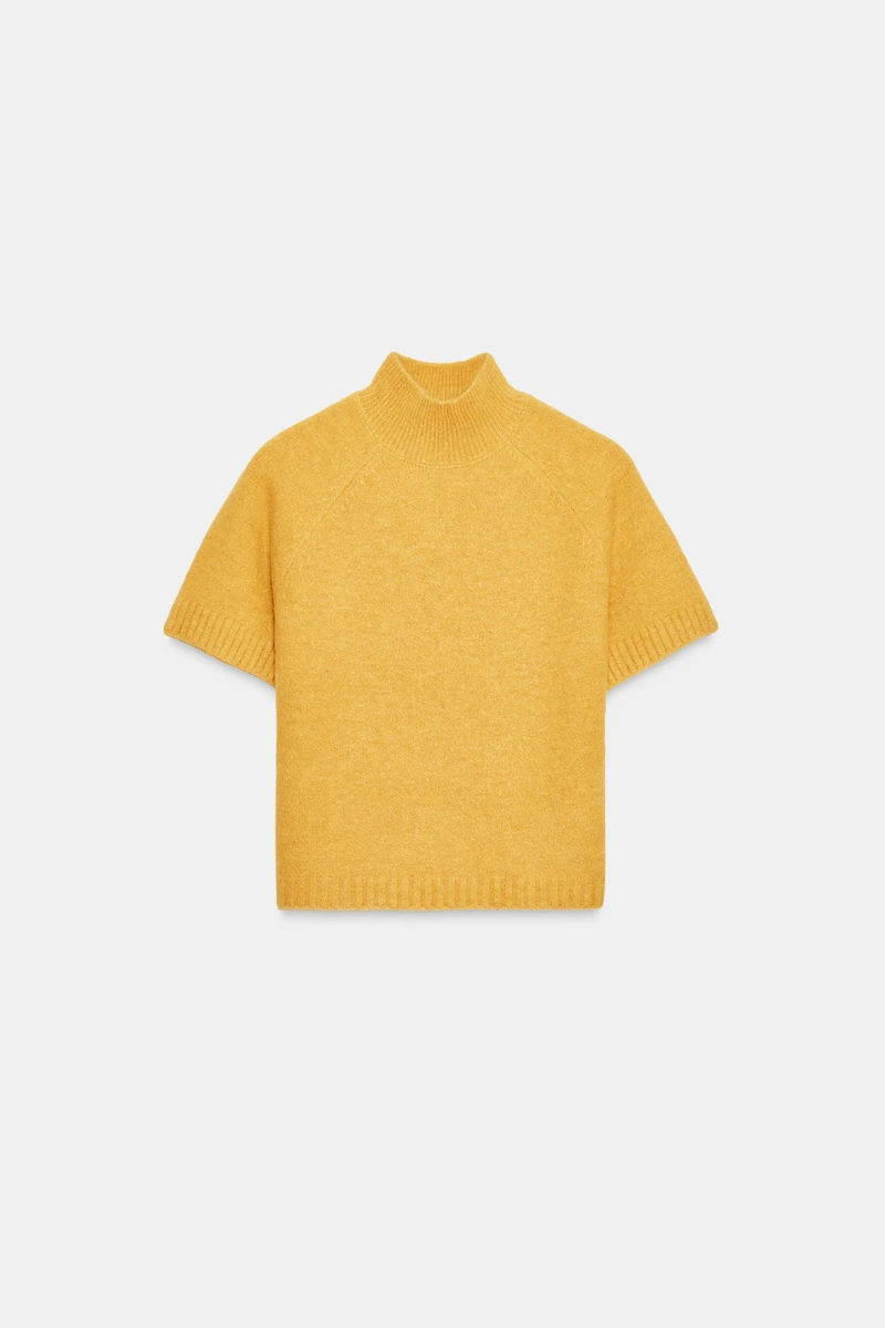 SHORT SLEEVE SOFT KNIT JUMPER